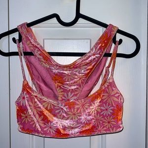 Triangl Pink Floral Bathing suit